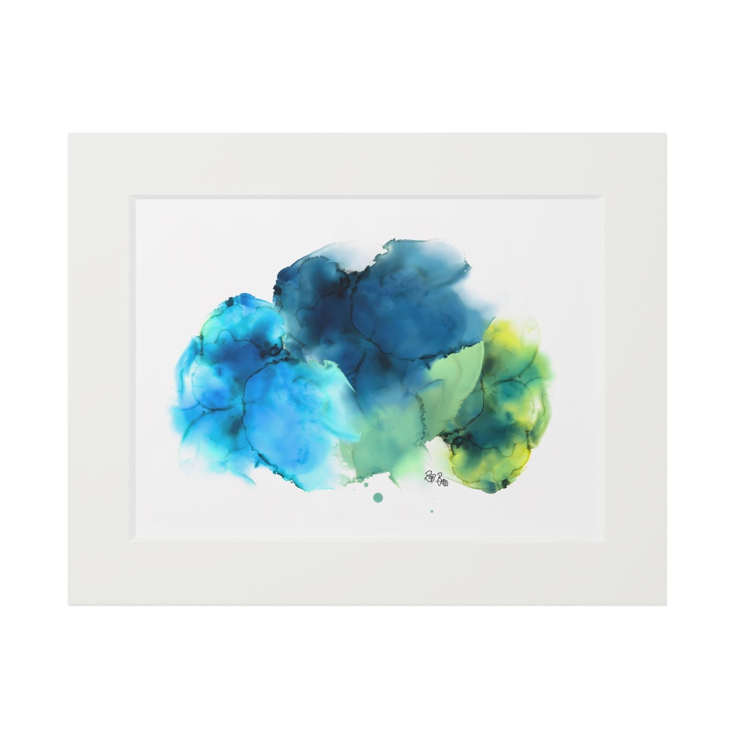 Blue Abstract Art Print